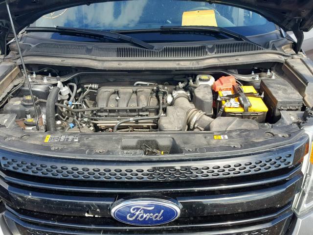 1FM5K8AR7EGA33454 - 2014 FORD EXPLORER P GRAY photo 7