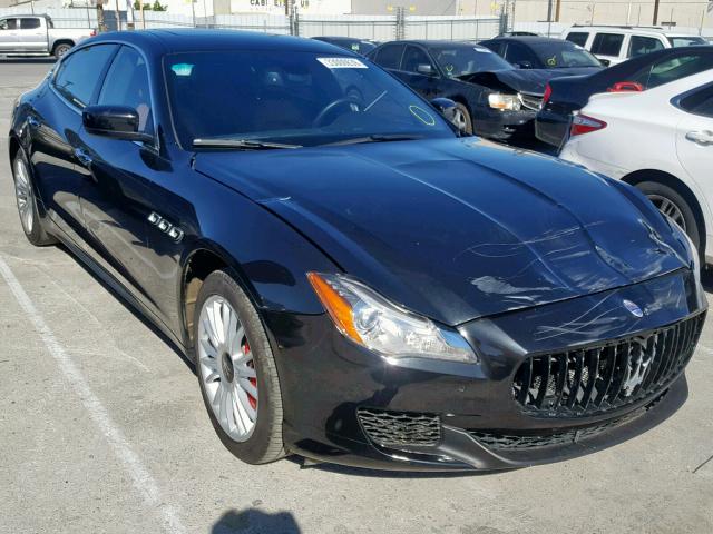 ZAM56RRA7E1113834 - 2014 MASERATI QUATTROPOR BLACK photo 1