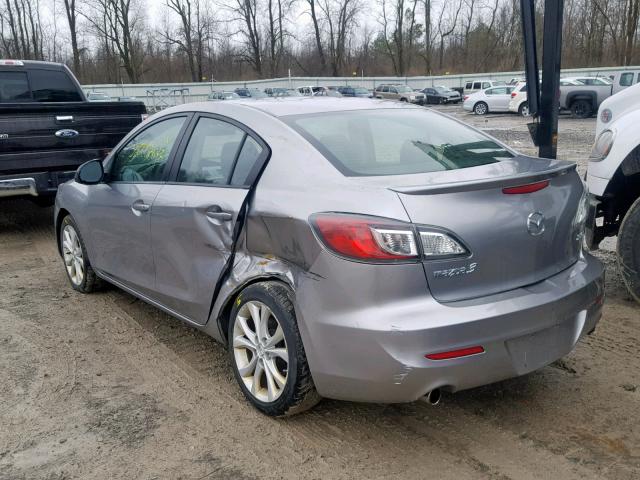 JM1BL1U60B1400335 - 2011 MAZDA 3 S SILVER photo 3