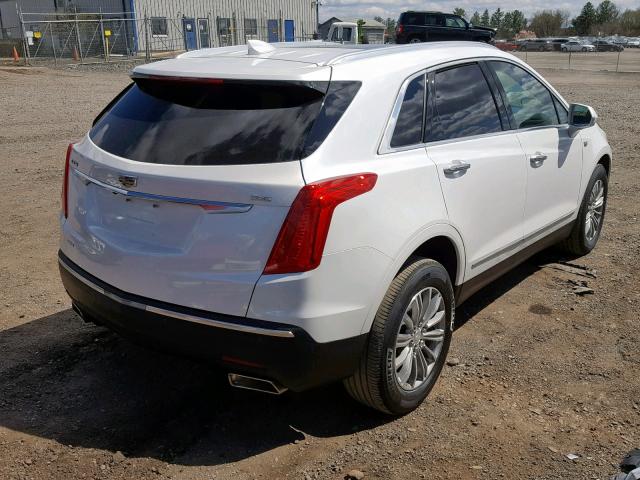 1GYKNDRS7HZ113595 - 2017 CADILLAC XT5 LUXURY WHITE photo 4