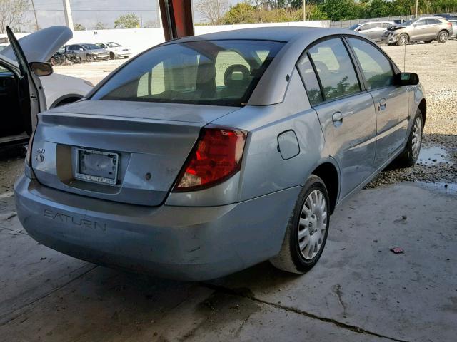 1G8AZ52F83Z100849 - 2003 SATURN ION LEVEL BLUE photo 4