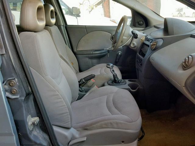 1G8AZ52F83Z100849 - 2003 SATURN ION LEVEL BLUE photo 5