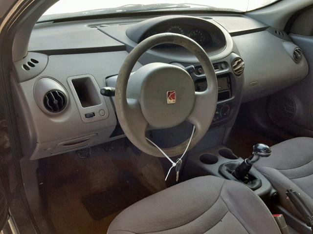 1G8AZ52F83Z100849 - 2003 SATURN ION LEVEL BLUE photo 9