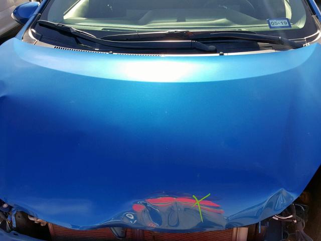 JTDKDTB31F1092504 - 2015 TOYOTA PRIUS C BLUE photo 7