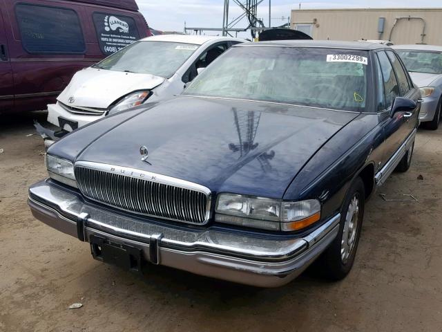 1G4CU5212SH614665 - 1995 BUICK PARK AVENU BLUE photo 2