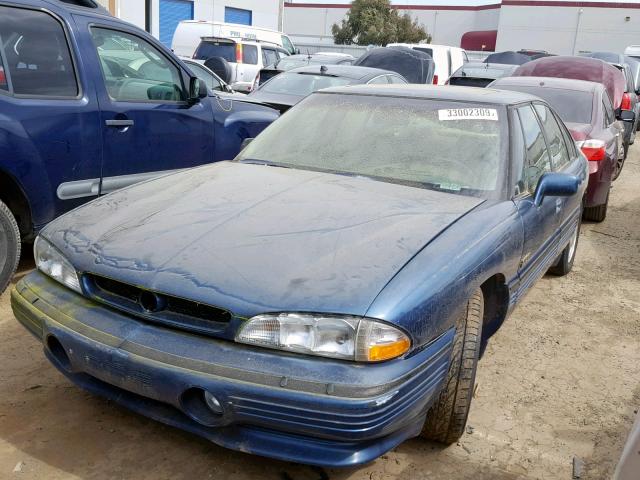 1G2HY5212N1278614 - 1992 PONTIAC BONNEVILLE BLUE photo 2