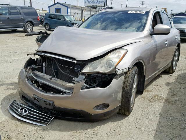 JNKAJ09EX8M303516 - 2008 INFINITI EX35 BASE GOLD photo 2