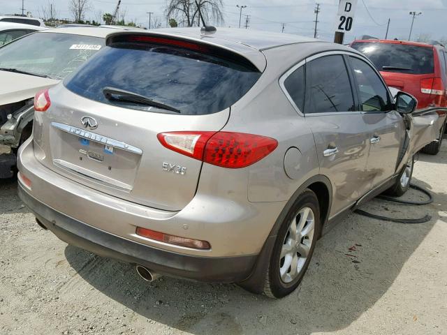 JNKAJ09EX8M303516 - 2008 INFINITI EX35 BASE GOLD photo 4