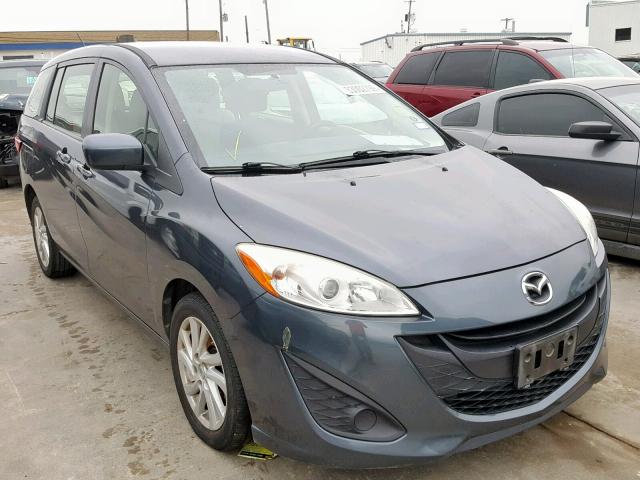 JM1CW2BL8C0133172 - 2012 MAZDA 5 GRAY photo 1