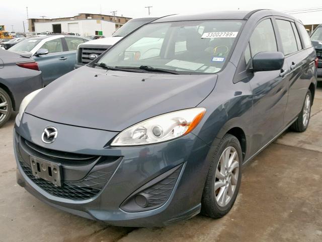 JM1CW2BL8C0133172 - 2012 MAZDA 5 GRAY photo 2