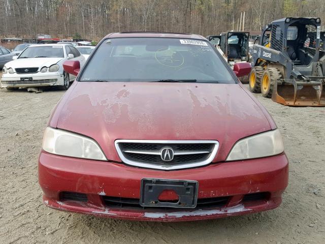 19UUA56611A016163 - 2001 ACURA 3.2TL RED photo 9