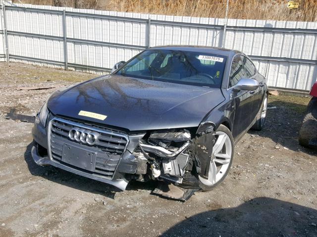 WAU32AFC4DN144722 - 2013 AUDI S7 PRESTIG GRAY photo 2