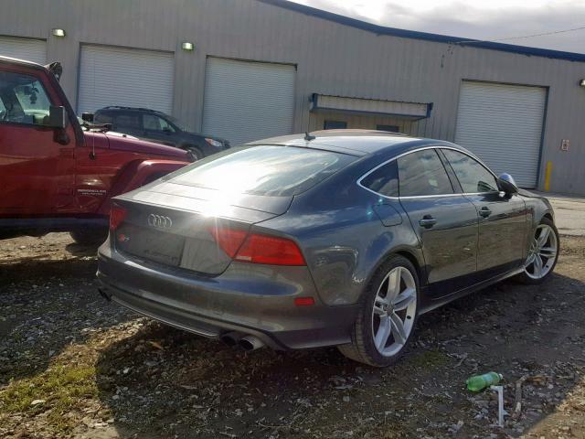 WAU32AFC4DN144722 - 2013 AUDI S7 PRESTIG GRAY photo 4