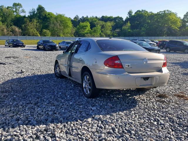 2G4WD582681196524 - 2008 BUICK LACROSSE C BEIGE photo 3