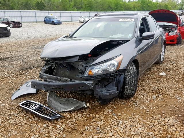 1HGCP26878A076369 - 2008 HONDA ACCORD EXL GRAY photo 2