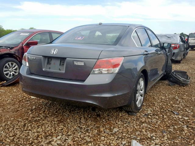 1HGCP26878A076369 - 2008 HONDA ACCORD EXL GRAY photo 4