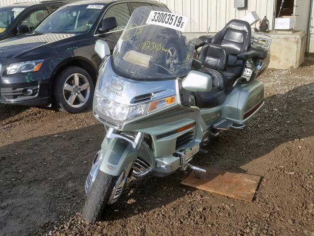 1HFSC2257YA200423 - 2000 HONDA GL1500 SE GREEN photo 2