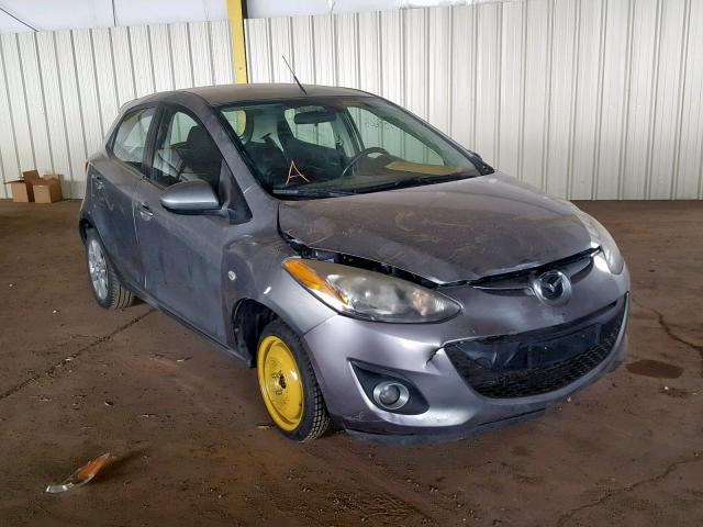 JM1DE1LY8C0139291 - 2012 MAZDA MAZDA2 GRAY photo 1