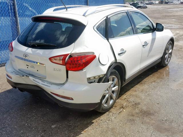 JN1AJ0HR3CM451377 - 2012 INFINITI EX35 BASE WHITE photo 4