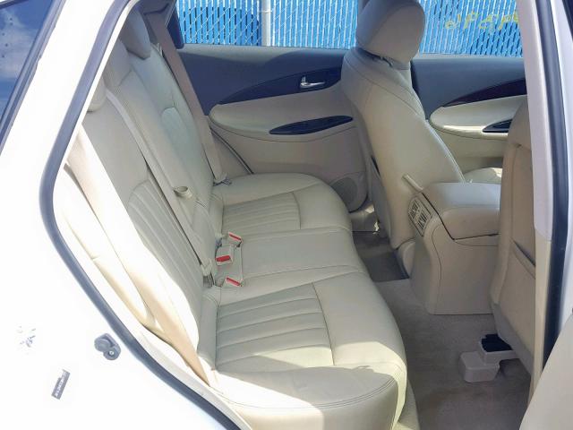 JN1AJ0HR3CM451377 - 2012 INFINITI EX35 BASE WHITE photo 6