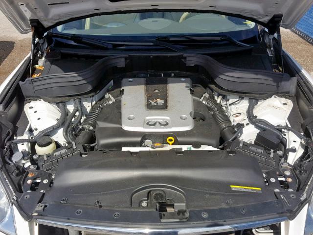JN1AJ0HR3CM451377 - 2012 INFINITI EX35 BASE WHITE photo 7