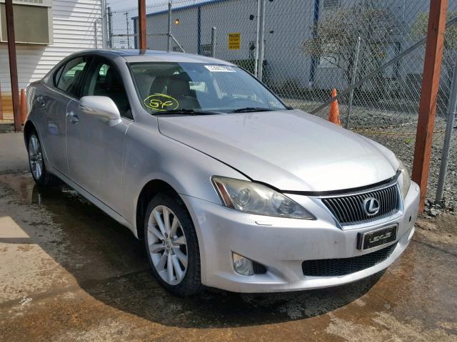 JTHCF5C29A5039159 - 2010 LEXUS IS 250 SILVER photo 1