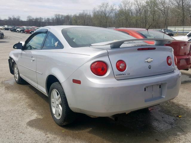 1G1AL15F867689647 - 2006 CHEVROLET COBALT LT SILVER photo 3