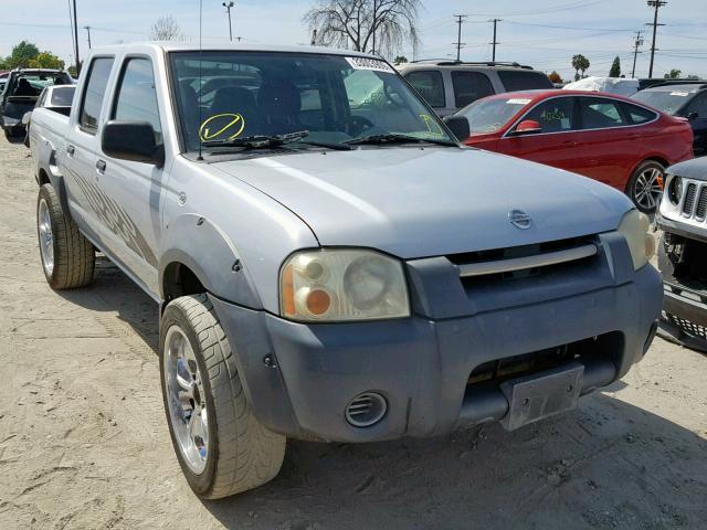 1N6ED27T42C331555 - 2002 NISSAN FRONTIER C SILVER photo 1