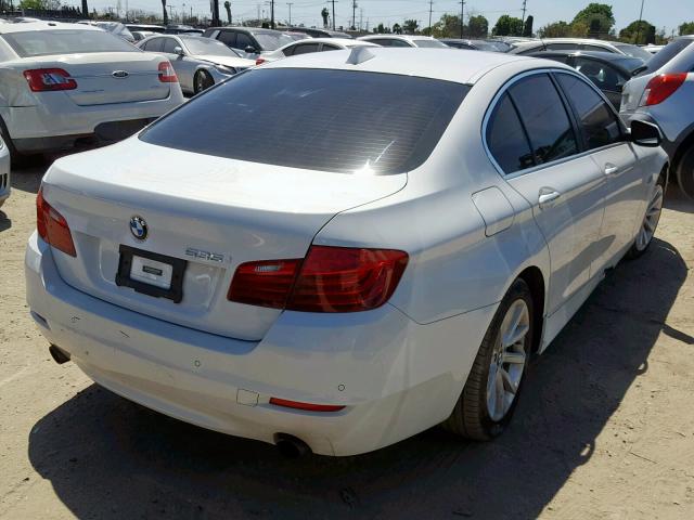 WBA5B1C50ED483855 - 2014 BMW 535 I WHITE photo 4