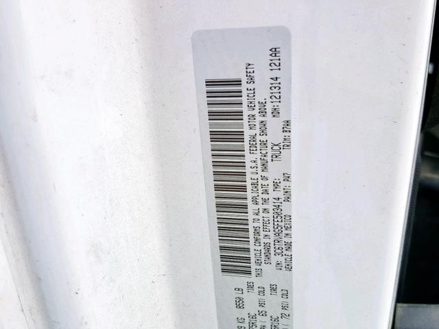 3C6TRVAG5FE503414 - 2015 RAM PROMASTER 白色 照片 10