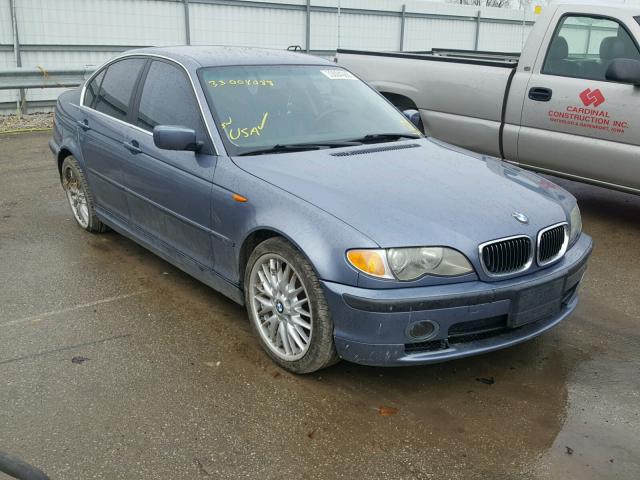 WBAEV53452KM22661 - 2002 BMW 330 I BLUE photo 1