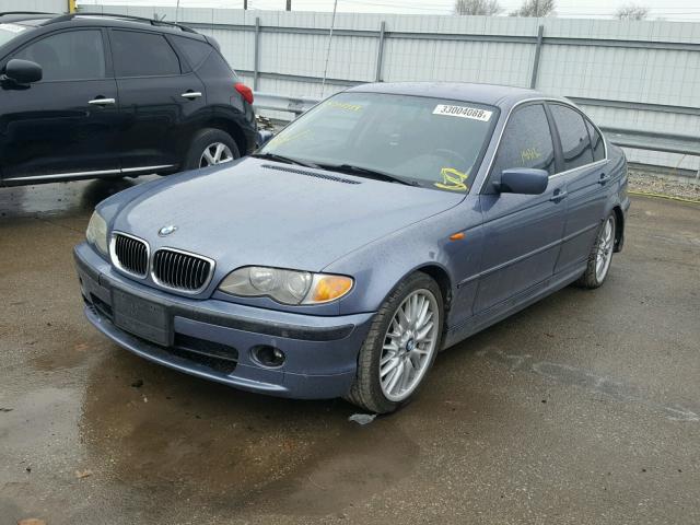 WBAEV53452KM22661 - 2002 BMW 330 I BLUE photo 2