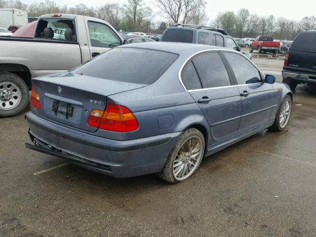 WBAEV53452KM22661 - 2002 BMW 330 I BLUE photo 4