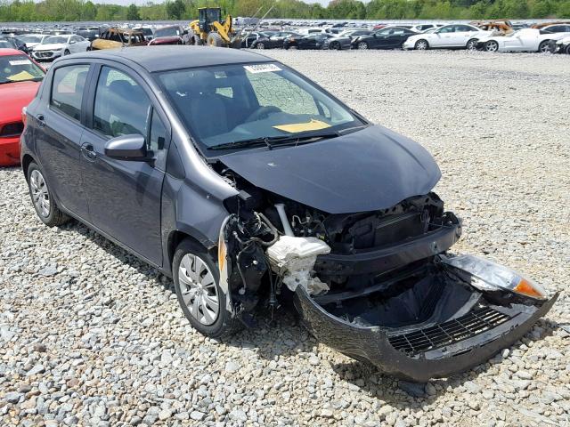 JTDKTUD32CD523593 - 2012 TOYOTA YARIS GRAY photo 1