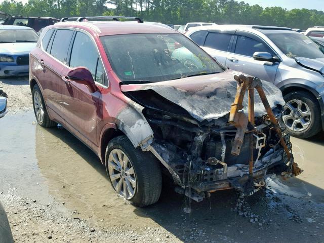 LRBFXDSA4HD128280 - 2017 BUICK ENVISION E MAROON photo 1