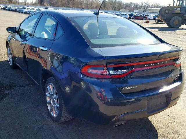 1C3CDFCH0DD204838 - 2013 DODGE DART LIMIT GRAY photo 3