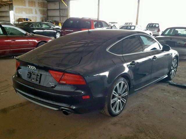 WAU2GAFC2CN084421 - 2012 AUDI A7 PRESTIG BLACK photo 4