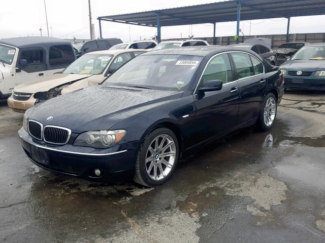 WBAHL83576DT01430 - 2006 BMW 750 I BLUE photo 2