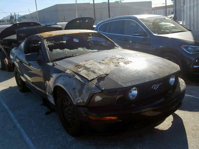 1ZVHT82H255226155 - 2005 FORD MUSTANG GT BLACK photo 1