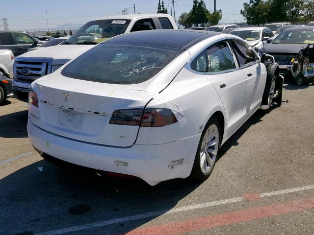 5YJSA1E14GF151738 - 2016 TESLA MODEL S WHITE photo 4