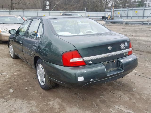 1N4DL01DXYC119345 - 2000 NISSAN ALTIMA XE GREEN photo 3