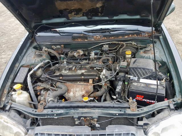 1N4DL01DXYC119345 - 2000 NISSAN ALTIMA XE GREEN photo 7