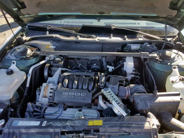 1G4HR53L5PH481270 - 1993 BUICK LESABRE LI GREEN photo 7