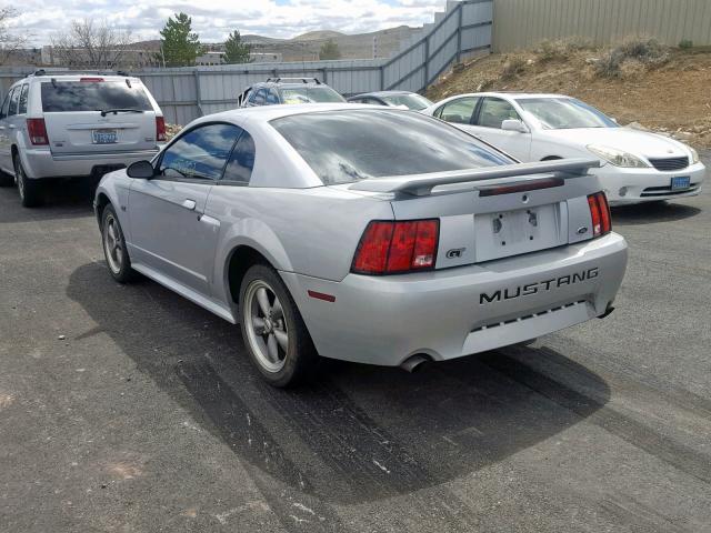 1FAFP42X33F348678 - 2003 FORD MUSTANG GT SILVER photo 3