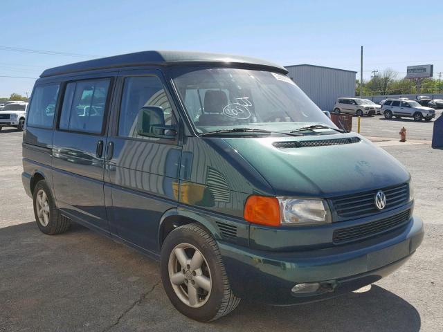 WV2MB47032H070705 - 2002 VOLKSWAGEN EUROVAN MV GREEN photo 1