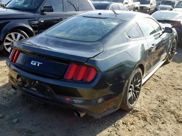 1FA6P8CF4F5371295 - 2015 FORD MUSTANG GT GREEN photo 4