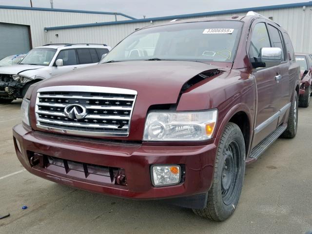 NY73488 - 2010 INFINITI QX56 RED photo 2