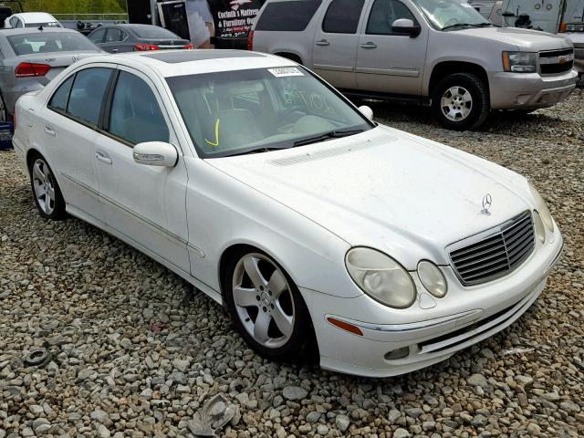 WDBUF70J84A452486 - 2004 MERCEDES-BENZ E 500 WHITE photo 1