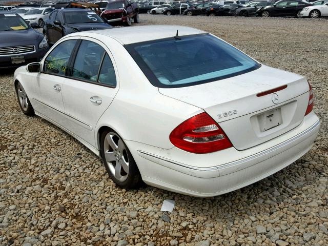 WDBUF70J84A452486 - 2004 MERCEDES-BENZ E 500 WHITE photo 3