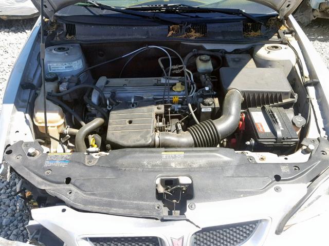 1G2NF52F22C161751 - 2002 PONTIAC GRAND AM S SILVER photo 7